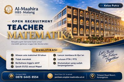 Loker Guru Matematika Putra